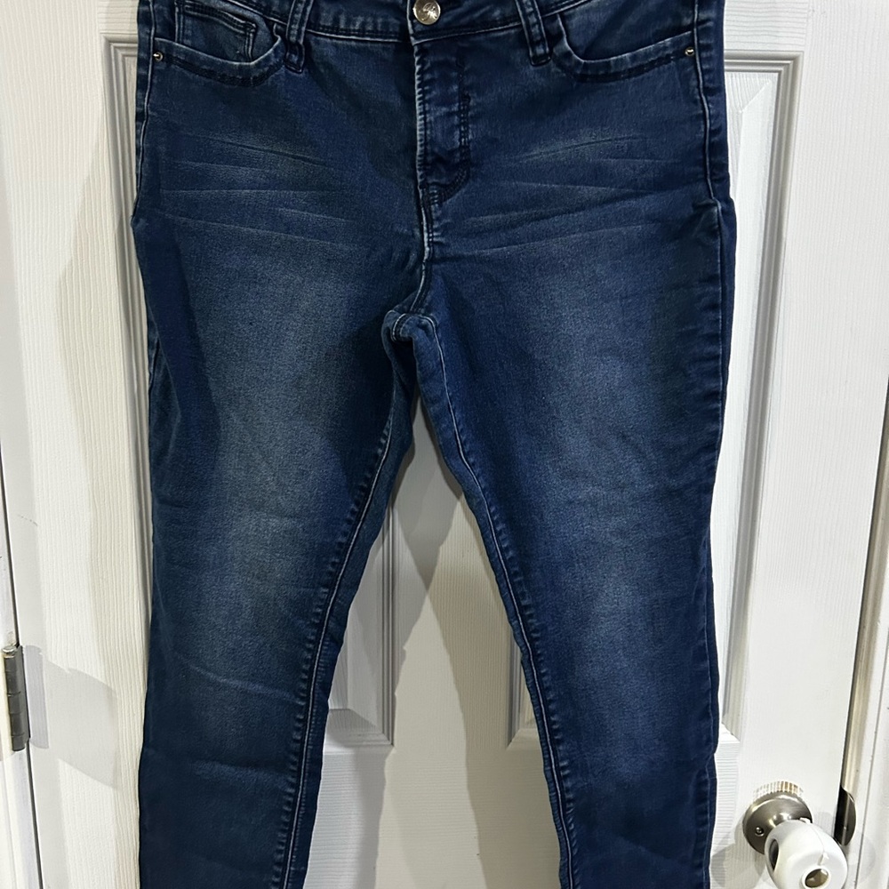 Royalty For Me Dark Blue Skinny Jeans